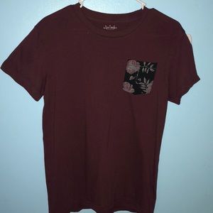 Side pocket t shirt tee